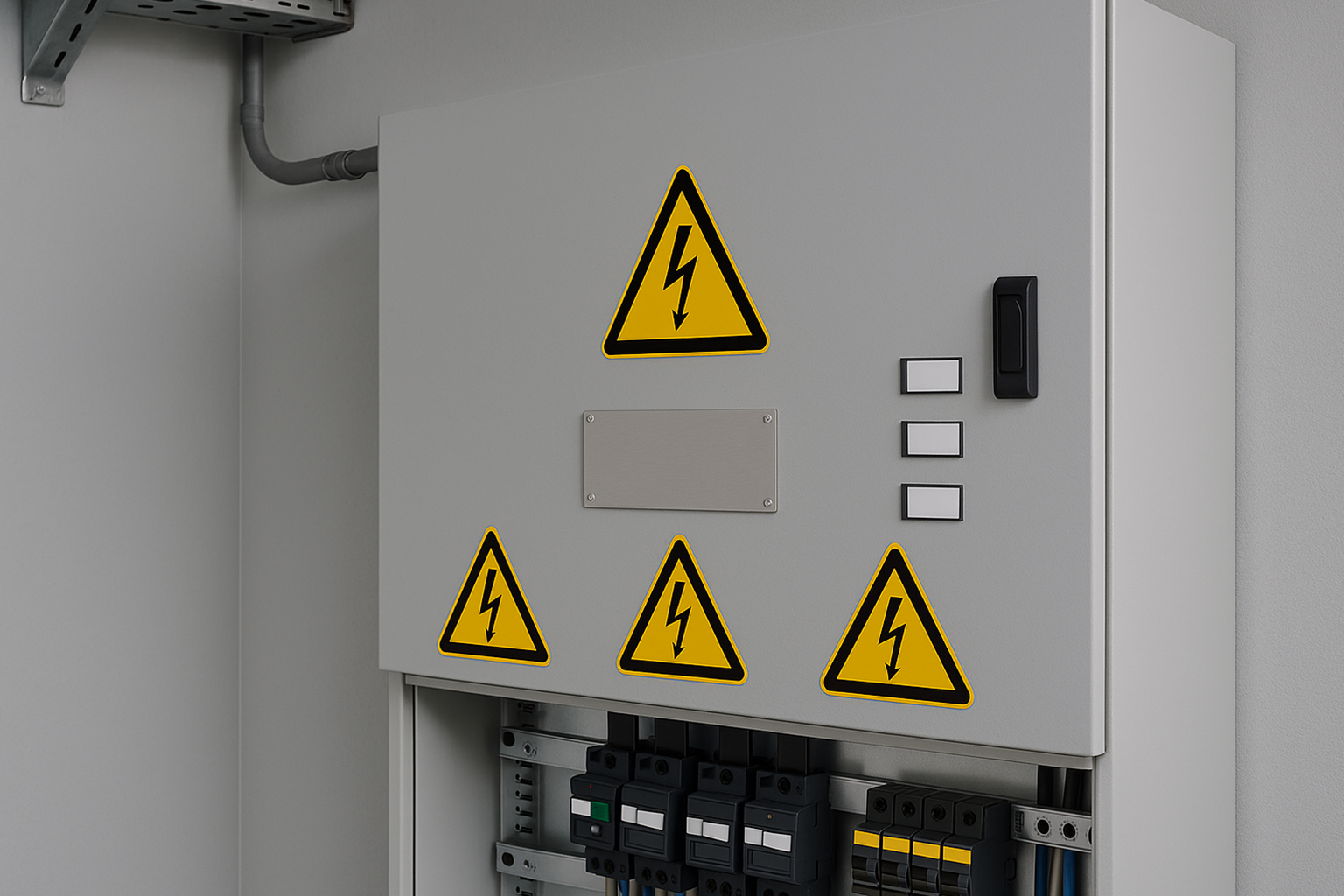 Targhe per Quadri Elettrici: Normative e Personalizzazione