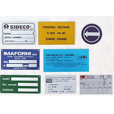 Registration plates