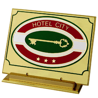 Placa para hoteles