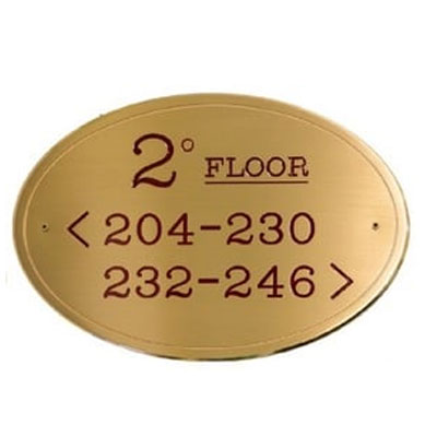 Placa para hoteles