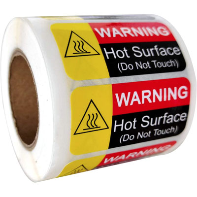 Adhesive Labels for electrical cabinets