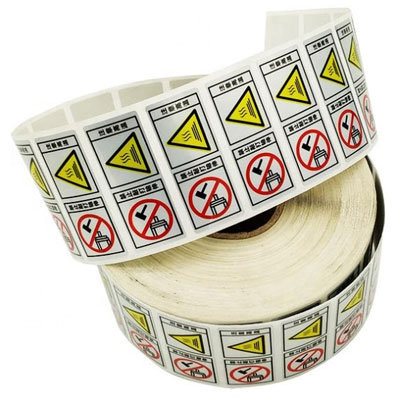 Adhesive Labels for electrical cabinets