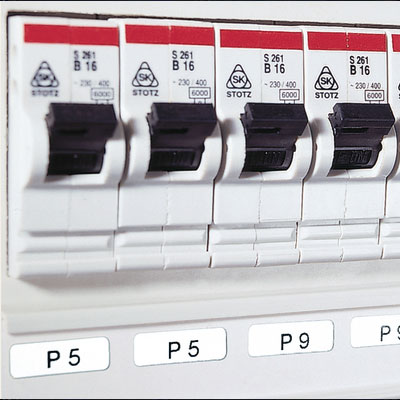 Adhesive Labels for electrical cabinets